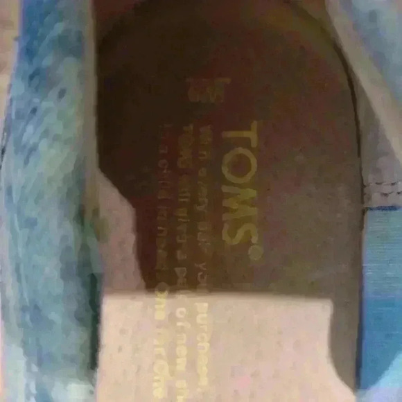 EUC women's Toms peep toe Michelle sandal wedge shoes size 9, $13 - Picture 5 of 5